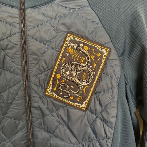 NWT Athleta Flurry Force Insulated PrimaLoft® Jacket Size XL with Snake Added - Picture 3 of 7